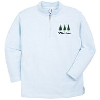 ESY Women's Maine Three Trees Full 1/4-Zip Sweatshirt