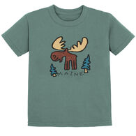 Lakeshirts Toddler Grover Moose Short-Sleeve T-Shirt