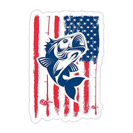 Sticker Cabana Distressed Fish Flag Sticker