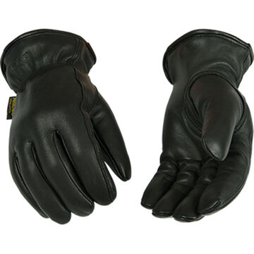 Kinco Mens Lined Grain Goatskin Leather Driver Glove