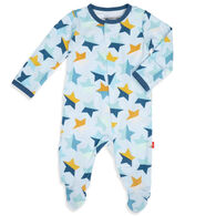 Magnetic Me Infant Boy's Starstruck Modal Magnetic Footie Pajama