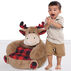 Trend Lab Childrens Plush Buffalo Check Moose Character Chair