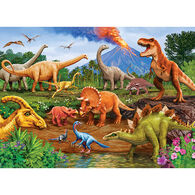 Cobble Hill Tray Puzzle - Triceratops & Friends