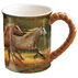 Wild Wings Gold Dust Horses Sculpted Mug