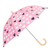 Hatley Little Blue House Scattered Hearts Color Changing Umbrella