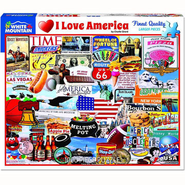 White Mountain Jigsaw Puzzle - I Love America