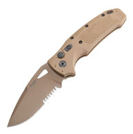 Hogue SIG K320A M17/M18 Coyote PVD Partially Serrated Drop Point Auto Knife