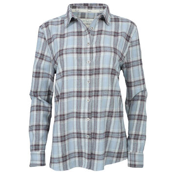 Purnell Womens Plaid Flannel Long-Sleeve Shirt
