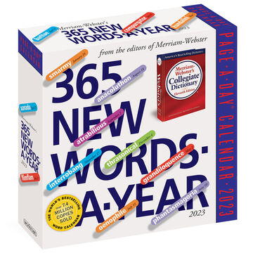 365 New Words-A-Year 2023 Page-A-Day Calendar by Editors of Merriam-Webster