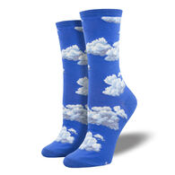 Socksmith Design Women's Slightly Cloudy Crew Sock
