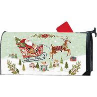 MailWraps Happy Christmas Santa Magnetic Mailbox Cover