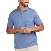 Tasc Performance Men's Cloud Polo Brookline Stripe Short-Sleeve Shirt