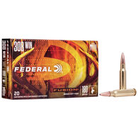 Federal Fusion 308 Winchester 180 Grain Fusion Soft Point Rifle Ammo (20)