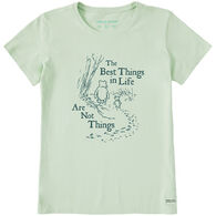 Life is Good Women's Winnie & Pooh Best Things Crusher Short-Sleeve T-Shirt