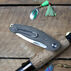 GiantMouse ACE Farley Slipjoint Green Canvas Micarta Folding Knife