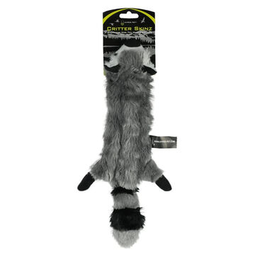 Hyper Pet Critter Skinz Medium Raccoon Stuffing-Free Dog Toy