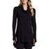Cuddl Duds Womens Softwear With Stretch Cowl Tunic Long-Sleeve Baselayer Top