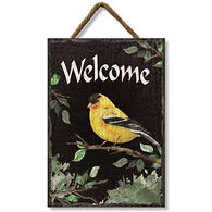 My Word! Welcome - Goldfinch Slate Impression