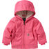 Carhartt Infant/Toddler Girls Front-Zip Insulated Hooded Active Jac Insulated Jacket