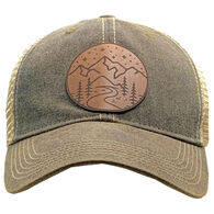 Vintage Life Women's Mountains Distressed Trucker Hat