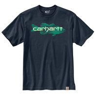 Carhartt Men's Big & Tall Loose Fit Heavyweight Fish Graphic Short-Sleeve T-Shirt