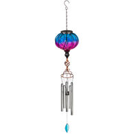Evergreen Solar Hot Air Balloon Hanging Wind Chime