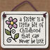 Spooner Creek Sister Childhood Mini Charmer Tile