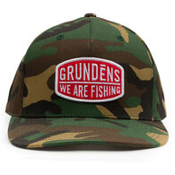 Grundéns Men's We Are Fishing Camo Trucker Hat