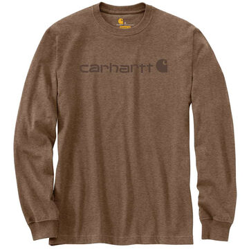Carhartt Mens Logo Long-Sleeve T-Shirt