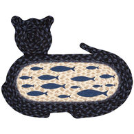 Capitol Earth Cat Shaped Braided Rug