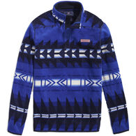 Vineyard Vines Men's Ski Blanket Harbor Fleece Shep Long-Sleeve Shirt