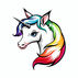 Sticker Cabana Rainbow Unicorn Mini Sticker