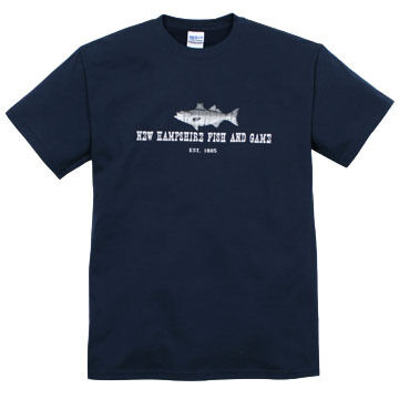 NH Fish and Game Mens Striper Short-Sleeve T-Shirt