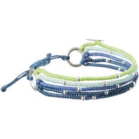 4ocean Men's & Women's Guatemala 5-Strand Blue/Green Braided Bracelet