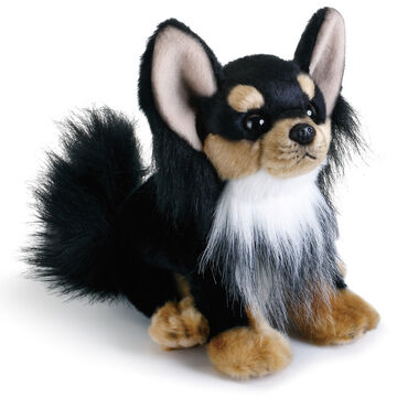 DEMDACO Long-Haired Chihuahua Beanbag Stuffed Animal