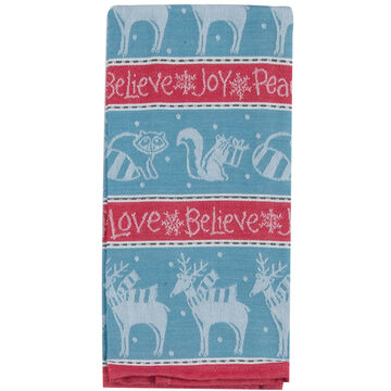 Kay Dee Designs Woodland Christmas Jacquard Tea Towel