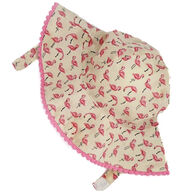 Hugglalugs Infant Girl's Flamingo UPF 25+ Sunhat