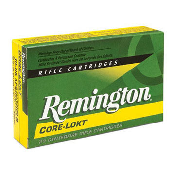 Remington Core-Lokt 280 Remington 165 Grain SP Rifle Ammo (20)