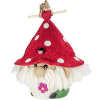 Wild Woolies Gnome Hand-Felted Birdhouse