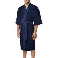 Majestic International Men's Basic Terry Velour Kimono Robe