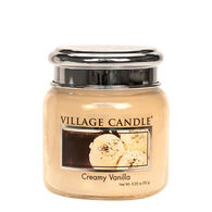 Village Candle Petite Glass Jar Candle - Creamy Vanilla