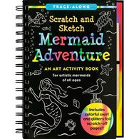 Scratch & Sketch Mermaid Adventure Trace-Along Art Activity Book