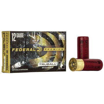 Federal Premium TruBall 12 GA 2-3/4 1 oz. Rifled Slug HP Ammo (5)