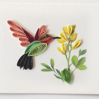 Quilling Card Hummingbird Gift Enclosure Mini Card