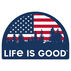 Life is Good American Landscape Decal