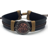 Anju Jewelry Women's Mountains Leather Bracelet