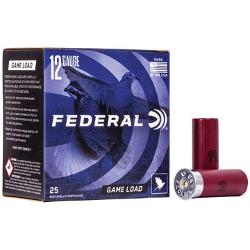 Federal Game Load Upland 12 GA 2-3/4 1 oz. #7.5 Shotshell Ammo (25)