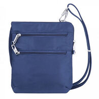 Travelon Anti-Theft Classic Slim Double Zip Crossbody Bag