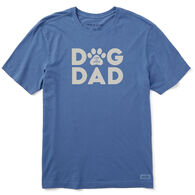 Life is Good Men's Dog Dad Crusher Short-Sleeve T-Shirt