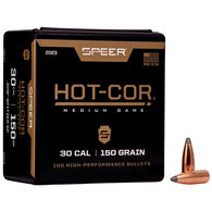 Speer Hot-Cor 30 Cal. 150 Grain Spitzer SP Rifle Bullet (100)
